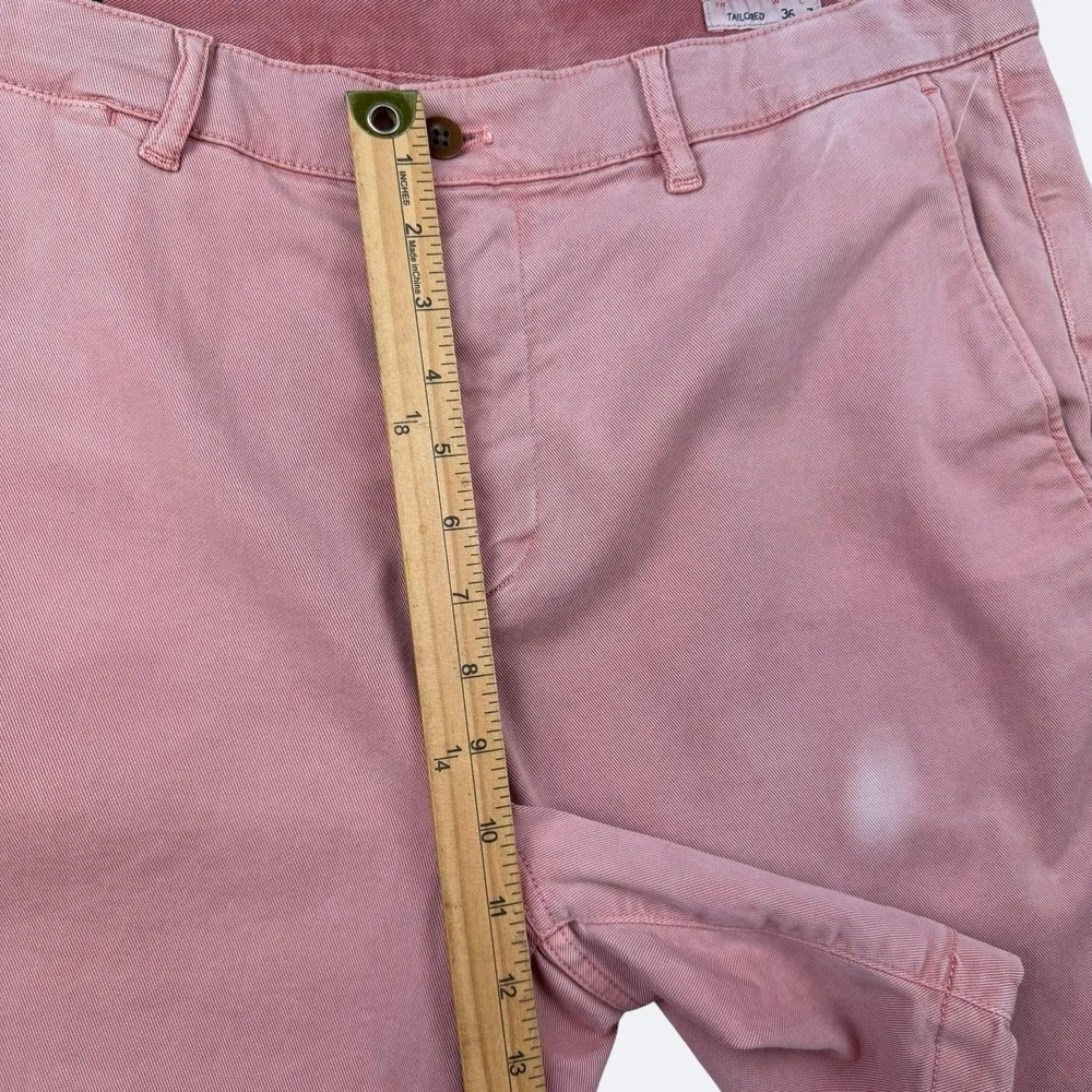 Faherty Shorts Mens 36 Pink Coastline Tailored Chino Stretch Casual Summer